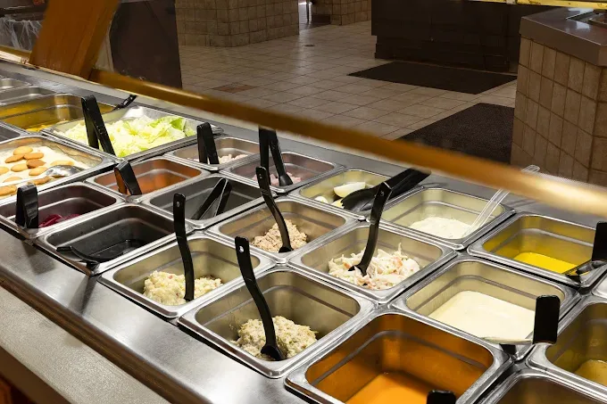 The Carolina Fine Foods buffet line
